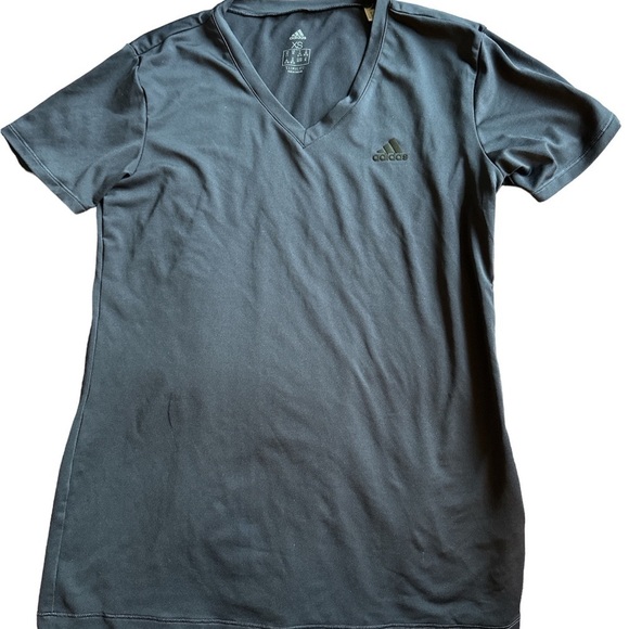 Adidas tech tee‎ XS women’s EUC black - Picture 2 of 5